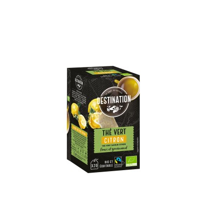 Thé Vert Vrac Citron Bio - Destination Bio