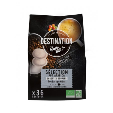 Café Sélection Pur Arabica Bio Dosette Souple - Destination